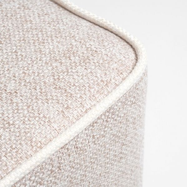 Пуф "Одос" рогожка Neptune бежевый