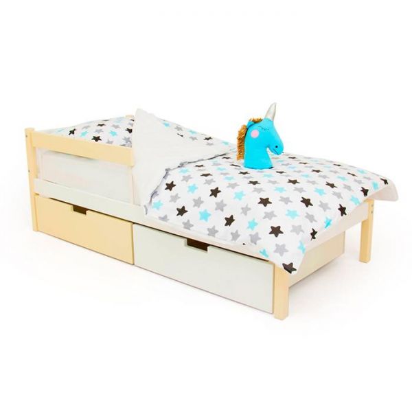 Детская кровать "Svogen classic бежево-белый"