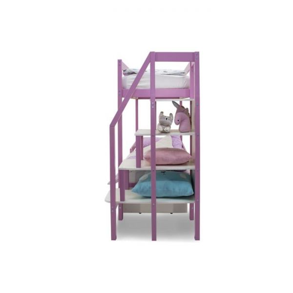 Детская двухъярусная кровать Бельмарко Svogen лаванда
