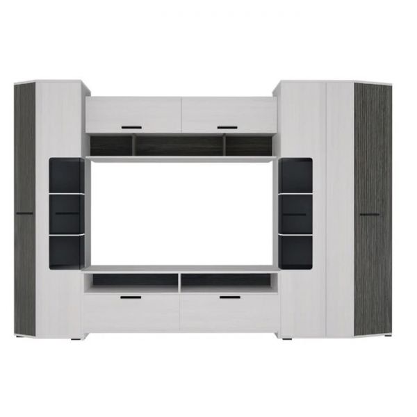 Гостиная Атлант 2660х455х1910 анкор светлый/анкор темный