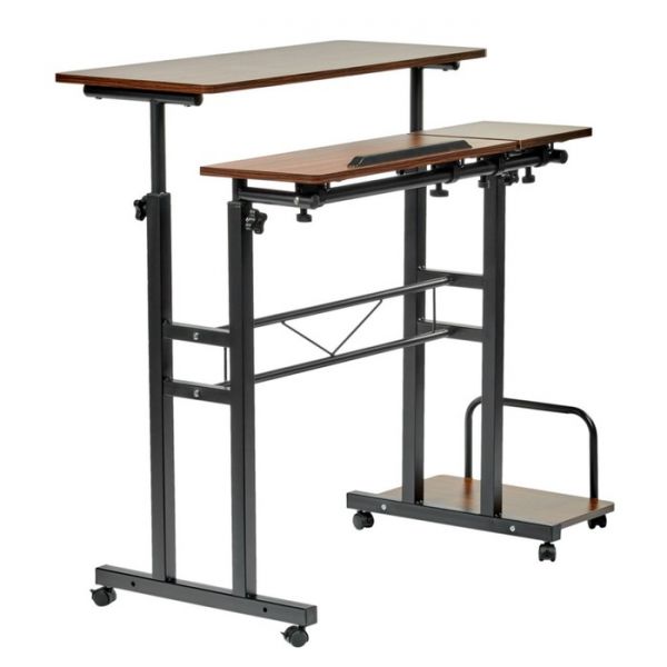 Стол многофункциональный Shuttle, 800 ? 580 ? 800(1300) мм, цвет светлое дерево / белый