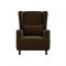 Кресло «Джон», микровельвет, цвет коричневый