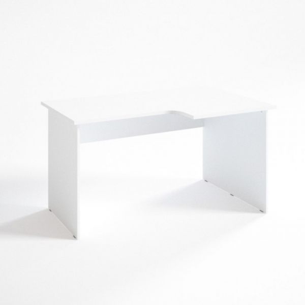 Стол угловой правый СП14.9.7, 1400х900/680х750 мм, белый шагр