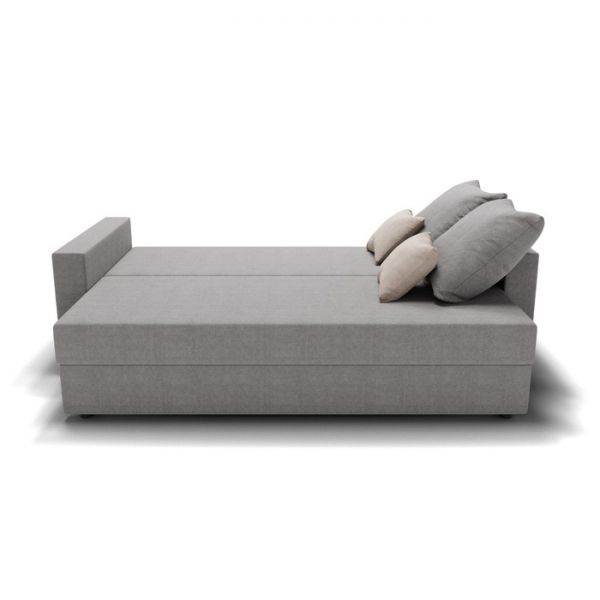 Диван прямой «Олимп 1», еврокнижка, пружинный блок, велюр, цвет альба 044 / альба 071