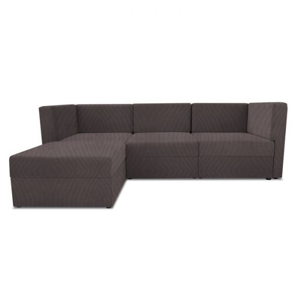 Диван модульный угловой «Бергамо», четыре секции, велюр, цвет dream yellow