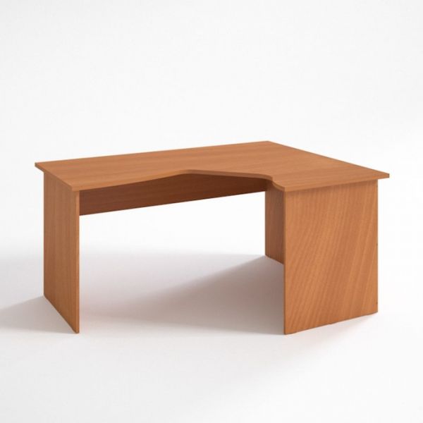 Стол угловой правый СП14.12.7, 1400х1150/680х750 мм, бук светлый