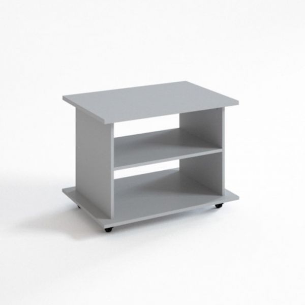 Стол журнальный СЖ-2, 800х550х590 мм, белый шагр