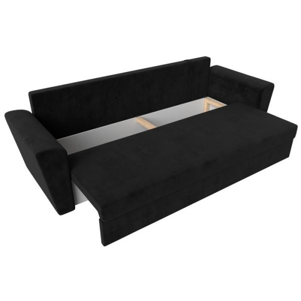 Диван прямой «Амстердам лайт», еврокнижка, велюр, цвет бежевый