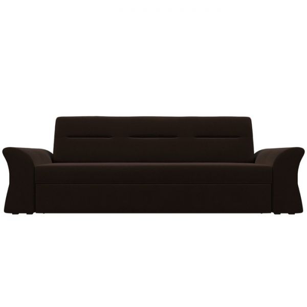 Прямой диван «Клайд», механизм дельфин, микровельвет, цвет бежевый