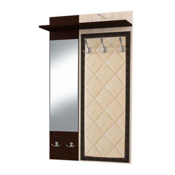 Вешалка Ольга 6 Ясень шимо светлый/венге