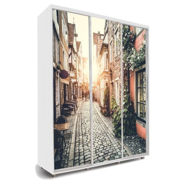 Шкаф-купе Яркий-222 1770х600х2300 Дуб Сонома/Путешествие 3