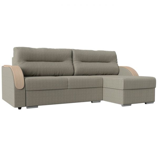 Угловой диван «Дарси», механизм еврокнижка, рогожка, цвет корфу 02