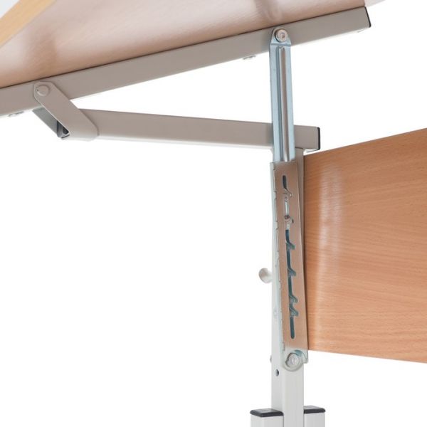 Стол ученический закругл. двухместный регулируемая по углу наклона и высоте ростовая гр.№3-5