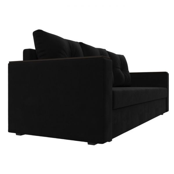 Диван прямой «Атланта лайт», без стола, еврокнижка, микровельвет, цвет бежевый