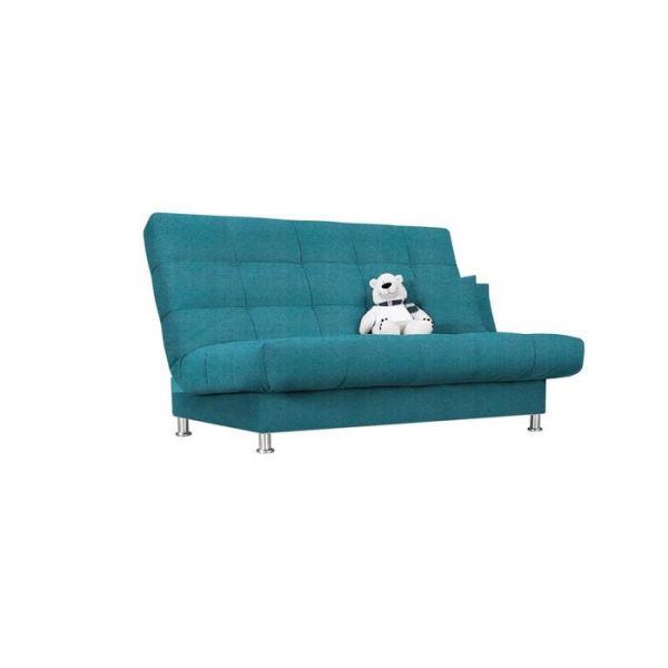 Диван «Идальго», с подушками, механизм книжка, ткань велюр, цвет shaggy azure