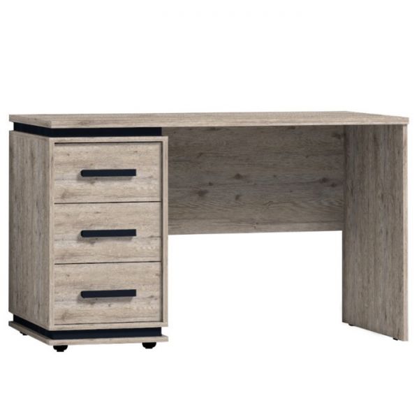 Стол письменный Nature 84, 1230 ? 590 ? 750 мм, цвет гаскон пайн / чёрный