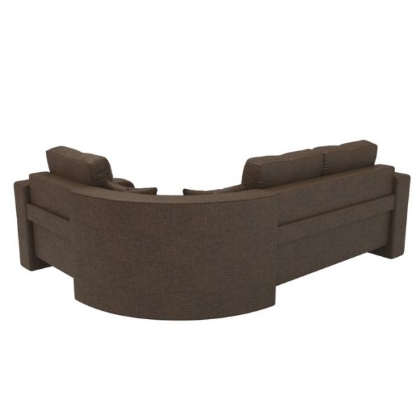 Угловой диван «Кембридж», механизм еврокнижка, рогожка, цвет бежевый