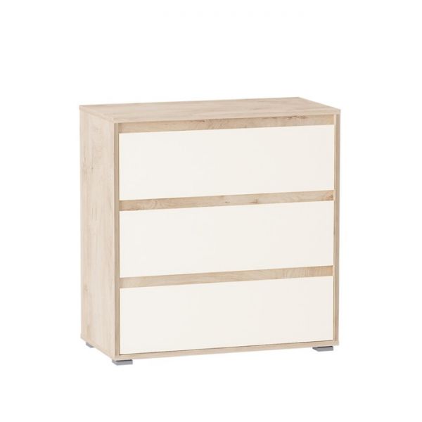 Комод Лея 13.298, 792х402х822, Дуб Эндгрейн/ Миндаль