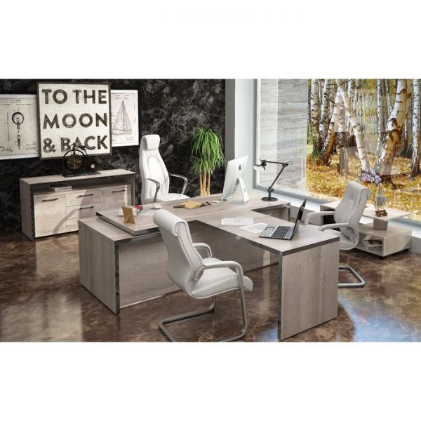 Стол руководителя TORR TCT 189R, венге магия