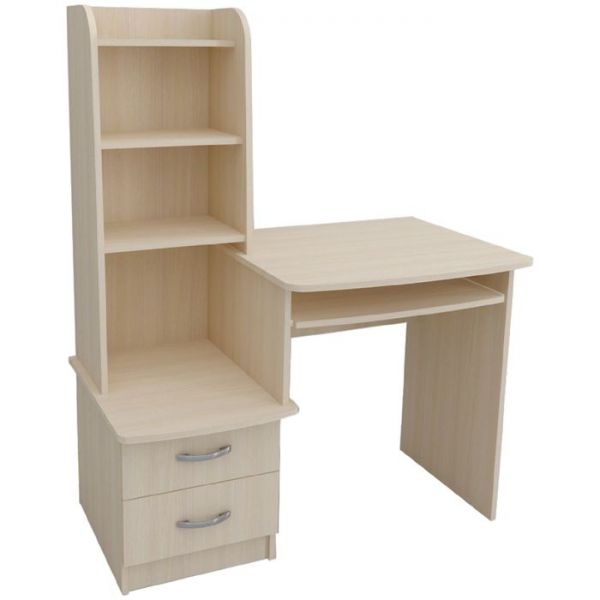 Стол компьютерный Юниор-31  Дуб молочный/венге