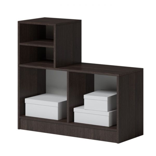 Комод-обувница «Энтер», 900 ? 343 ? 816 мм, венге / дуб молочный