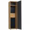 Шкаф для одежды и белья Crown 8, 560 ? 400 ? 2113 мм, цвет дуб золотистый / графит