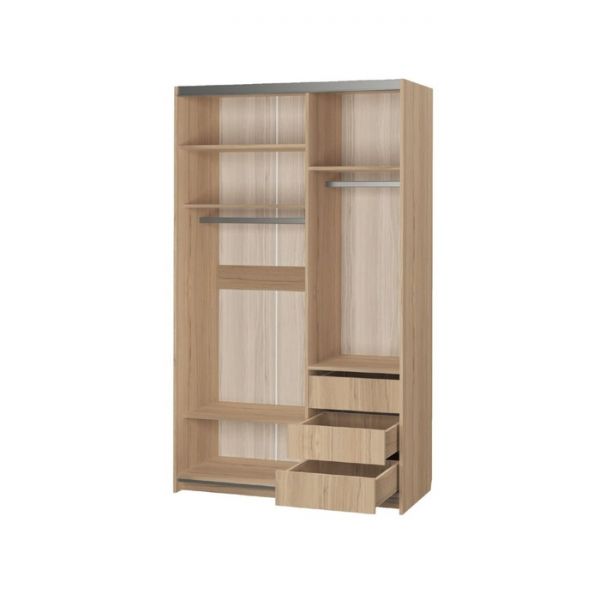 Шкаф-купе «Кот № 27», 1200 ? 600 ? 2040 мм, цвет туя светлая