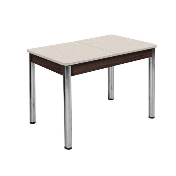 Стол раздвижной «Триумф», 1000 (1350) ? 700 ? 750 мм, опора круглая, венге/фотопечать 0414