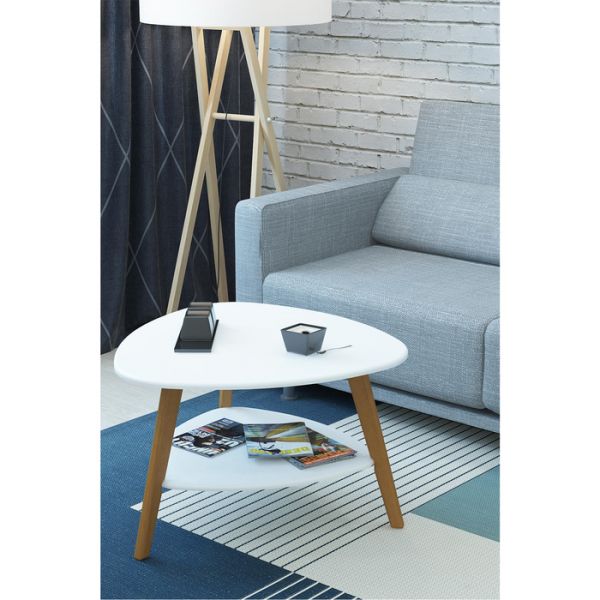 Стол журнальный «Бруклин», 770 ? 780 ? 500 мм, цвет белый