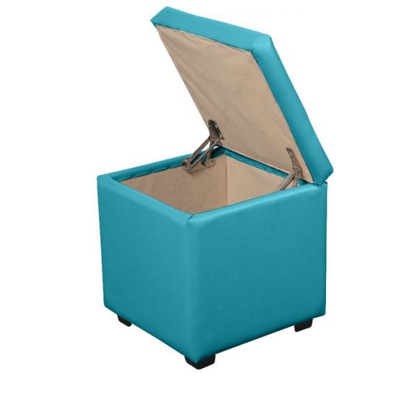 Пуф Рига 400х400х430 бирюзовый