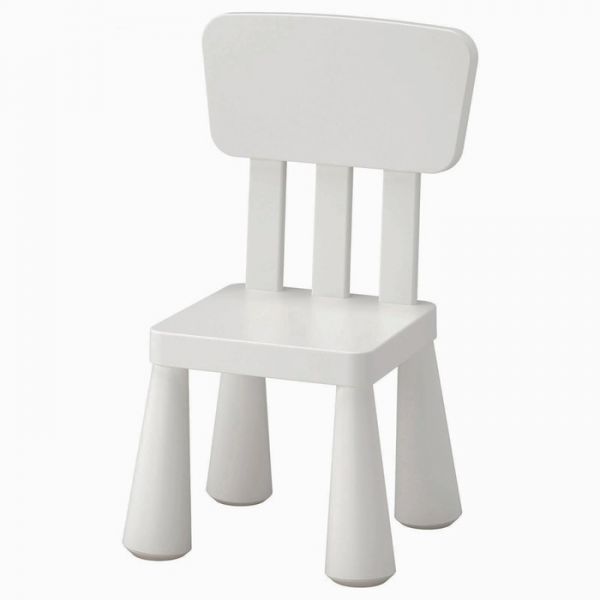 Детский стул МАММУТ, для дома и улицы, белый