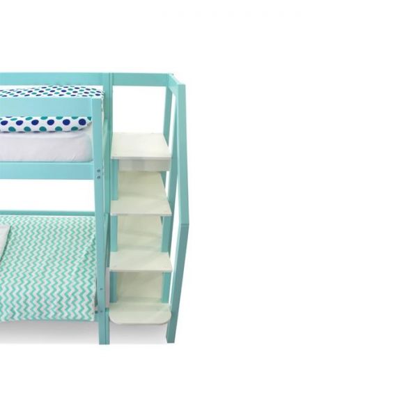 Детская двухъярусная кровать Бельмарко Svogen мятный