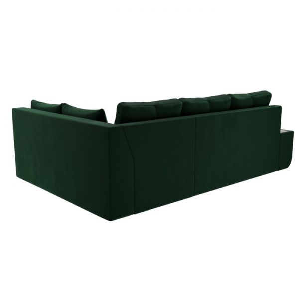 Угловой диван «Амадэус», правый угол, велюр, цвет бежевый