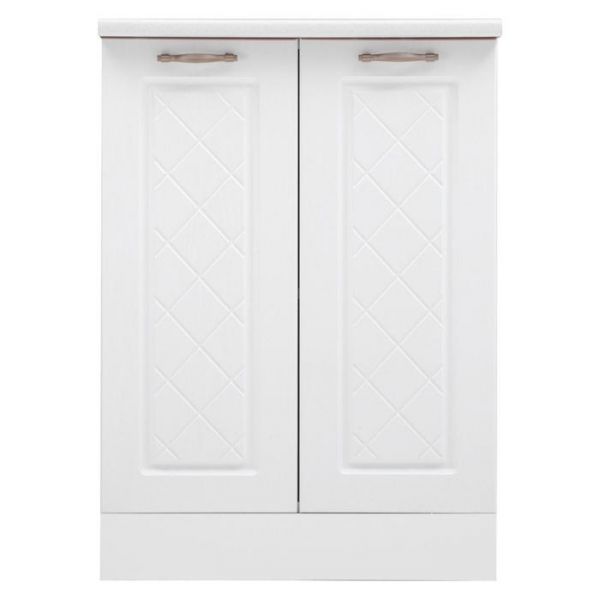 Шкаф под мойку ШНМ 600 Прованс, 600х600х850, МДФ Белый/Белый