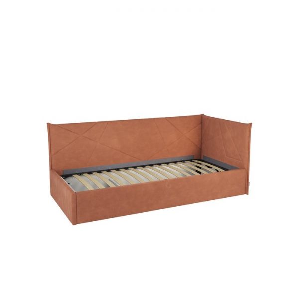 Тахта с ортопедом + ПМ Квест 900х2000 персик (велюр)