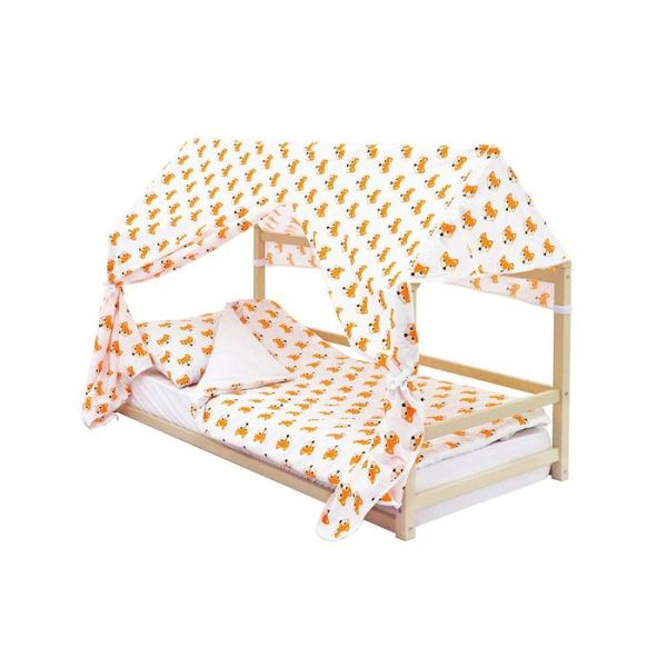 Детская кровать-домик Монтессори Бельмарко Svogen бежевый