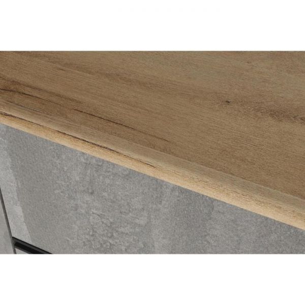 Кухонный гарнитур Симфония мега 2500х600 Бетон светлый,бетон темный/Венге