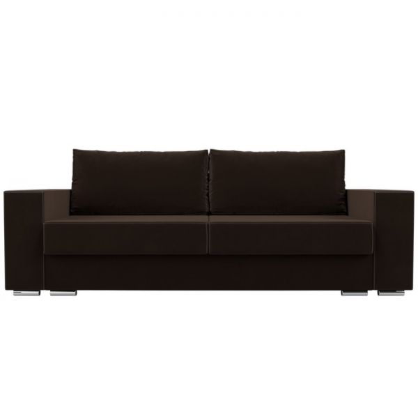 Прямой диван «Исланд», микровельвет, цвет бежевый