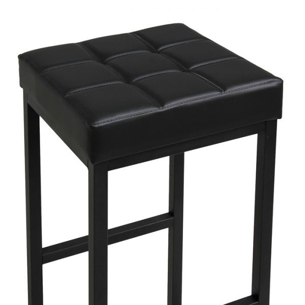 Стул барный ЛОФТ-2 без спинки, черный/черный