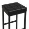 Стул барный ЛОФТ-2 без спинки, черный/черный