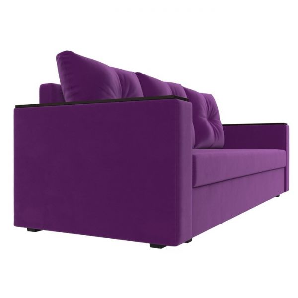 Диван прямой «Атланта лайт», без стола, еврокнижка, микровельвет, цвет бежевый