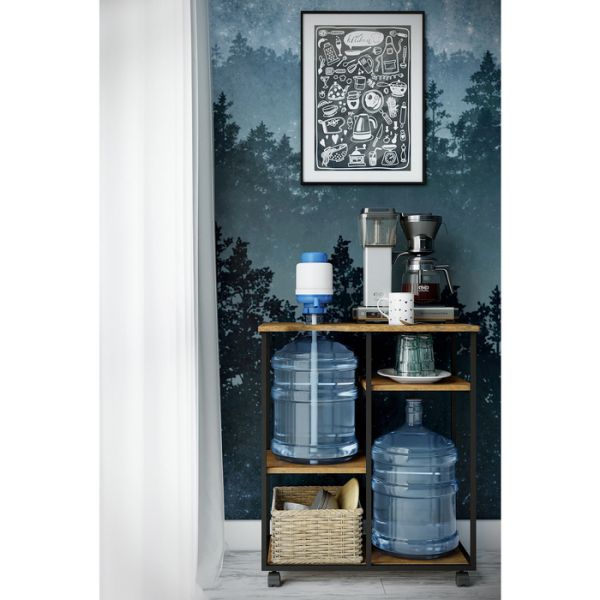 Подставка для воды «Уотер LOFT», 665 ? 350 ? 790 мм, цвет дуб американский