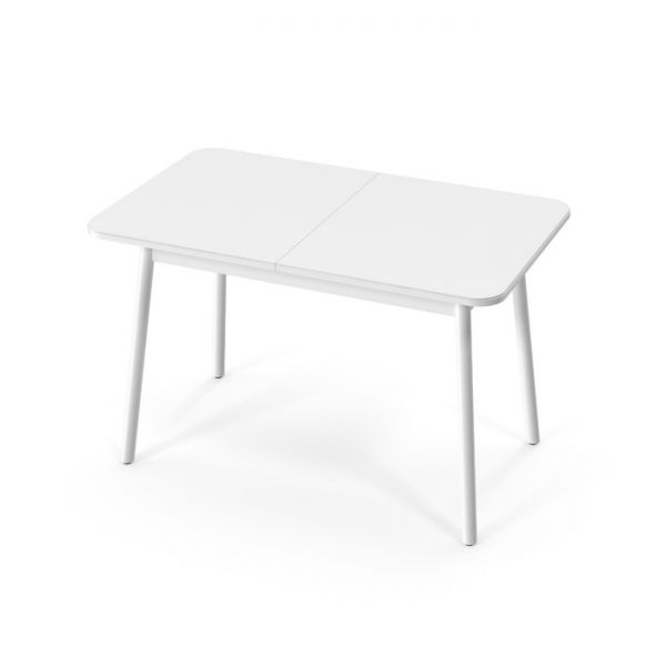 Стол раздвижной SUPER, 1150 (1450) ? 700 ? 720 мм, цвет матовый бежевый / ножки B1 бежевые