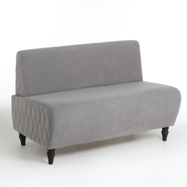 Диван "Буно" велюр Vivaldi светло-серый