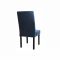 Стул мягкий Маркиз 450х450х970 бук, цвет покраски темный орех, ткань велюр синий