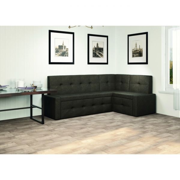 Диван кухонный "Зефир-2" №1 сафари стоун