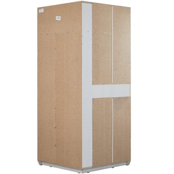 Шкаф угловой с зеркалом «Азалия 23», цвет бодега белая