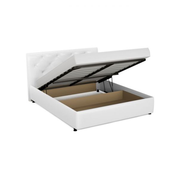 Кровать «Монблан» с ПМ, 1400 ? 2000, ортопедическое основание, цвет взбитые сливки