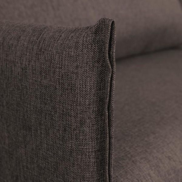 Диван "Матис" с подлокотниками, ткань рогожка Coral