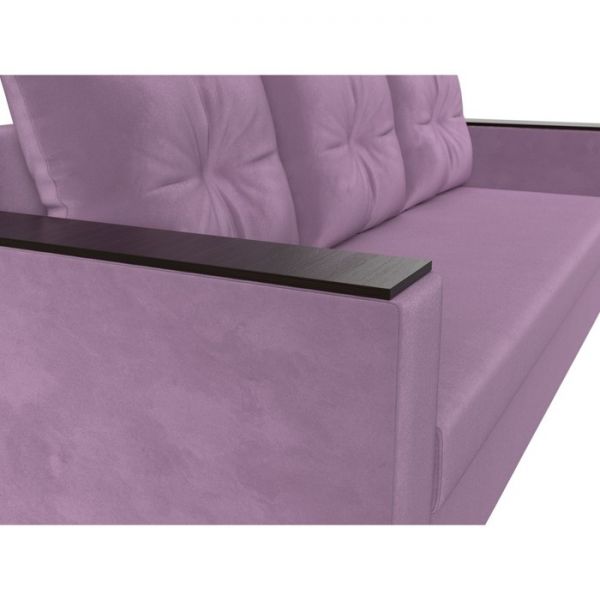 Диван прямой «Атланта лайт», без стола, еврокнижка, микровельвет, цвет бежевый